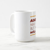 Monotonie - Klassische Tasse (Vorderseite Links)