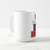 Monotonie - Klassische Tasse (Vorderseite Links)