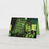 Monotonisches Beat Poem Karte (Vorderseite)