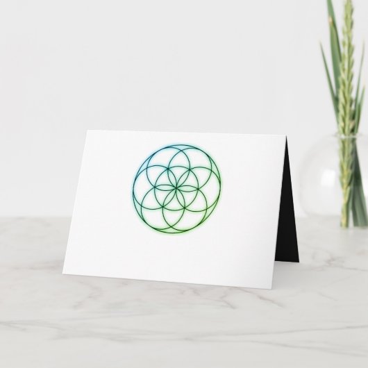 Monotonisches Beat Poem Karte (Rückseite)