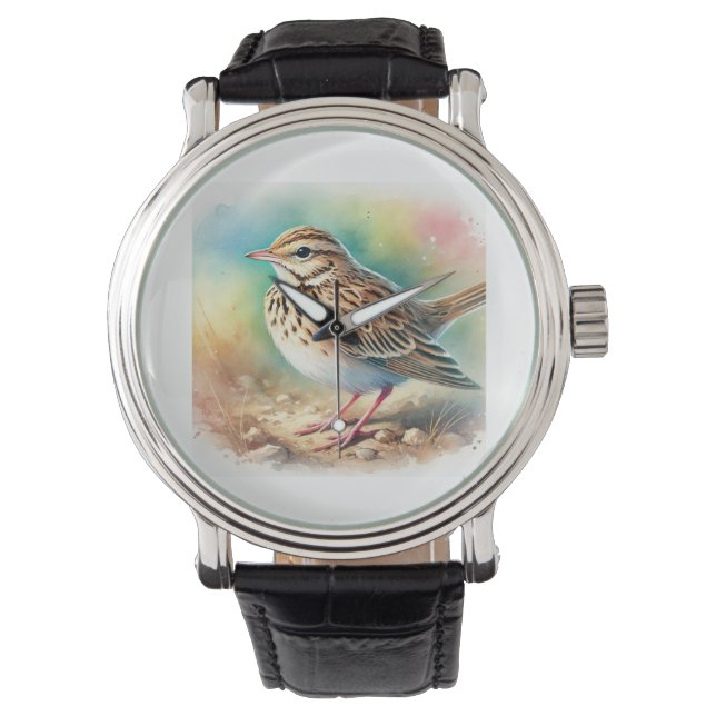 Monotonous Lark 110924AREF150 - Watercolor Armbanduhr (Vorderseite)
