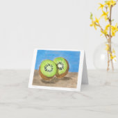 Monotype-Kiwis-Blankkarte Karte (Gelbe Blume)