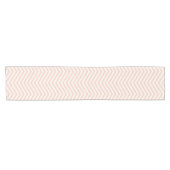 MonoZag Blush Rosa Kurzer Tischläufer (Horizontal)