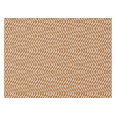 MonoZag Golden Brown Tischdecke (Vorderseite (Horizontal))