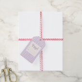 MonoZag & Grace Soft Lavendel Geschenkanhänger (Mit Garn)