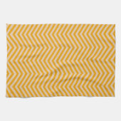 MonoZag Kürbis Orange  Geschirrtuch (Horizontal)