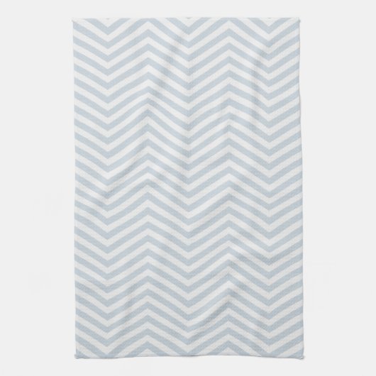 MonoZag Mist Blau Geschirrtuch (Vertikal)