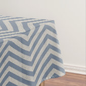 MonoZag Schieferblau Tischdecke (Beispiel)