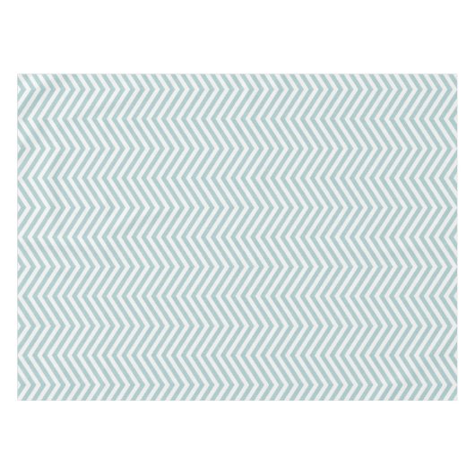 MonoZag Soft Aqua Tischdecke (Vorderseite (Horizontal))