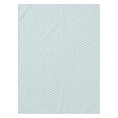 MonoZag Soft Aqua Tischdecke (Vorderseite)