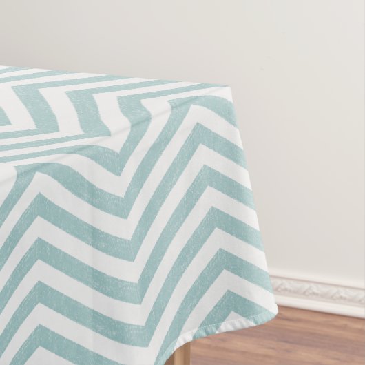 MonoZag Soft Aqua Tischdecke (Beispiel)