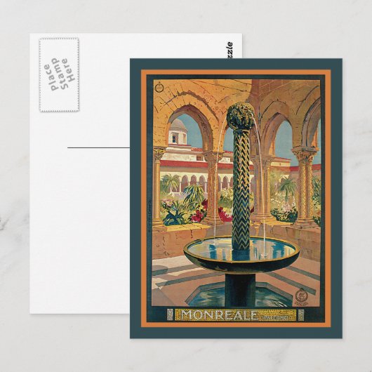 Monreale Postkarte (Vorne/Hinten)
