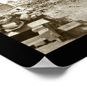 Monroe Bridge Spokane Foto 1911 Poster (Ecke)