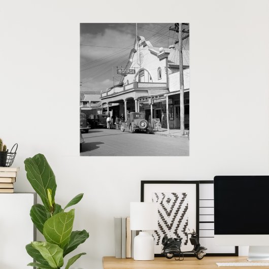 Monroe Cafe, Key West, 30er Poster (Heimbüro)