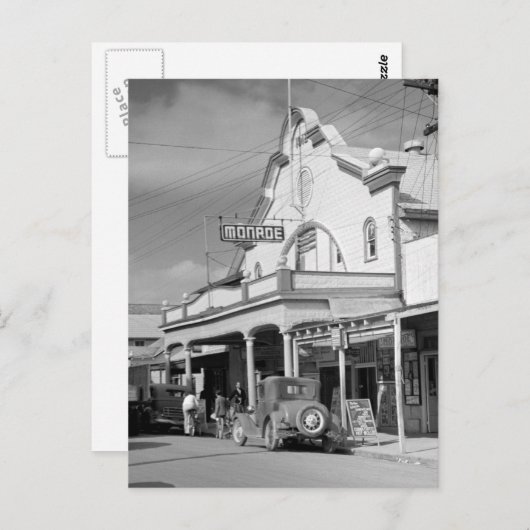 Monroe Cafe, Key West, 30er Postkarte (Vorne/Hinten)