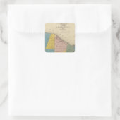 Monroe Landkreis Quadratischer Aufkleber (Tasche)