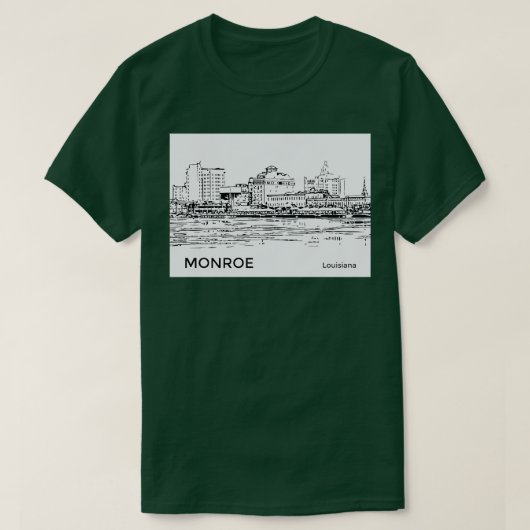 Monroe Louisiana TShirt (Design vorne)