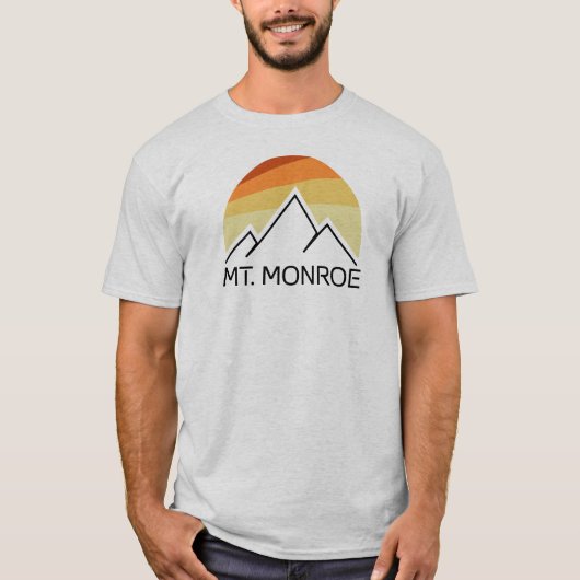 Monroe New Hampshire Retro T-Shirt (Vorderseite)