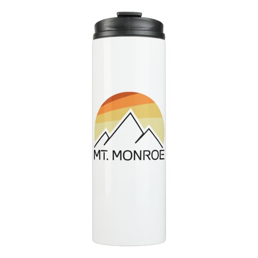 Monroe New Hampshire Retro Thermosbecher (Vorderseite)