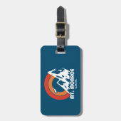 Monroe New Hampshire Sun Eagle Gepäckanhänger (Vorderseite vertikal)