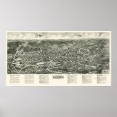 Monroe, NY Panoramic Map - 1923 Poster (Vorne)