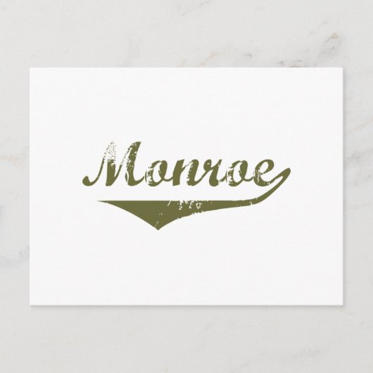 Monroe Revolution in Shirts Postkarte (Vorderseite)