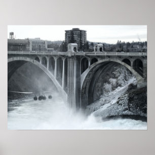 Monroe St Bridge 2 - Spokane Washington Poster