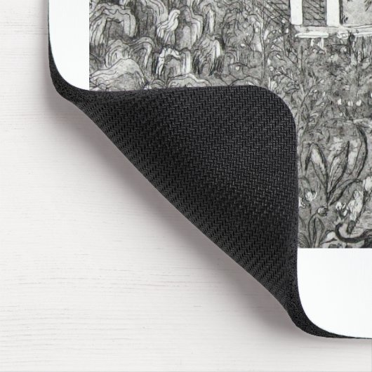 Monroe-Straßen-Haus Mousepad (Ecke)