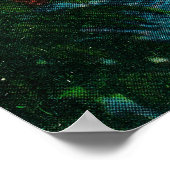 Monroe Street Bridge and Falls on Spokane River Poster (Ecke)