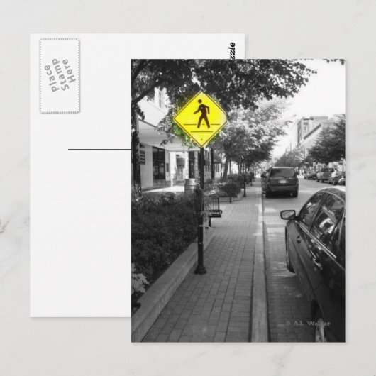 Monroe Street Postkarte (Vorne/Hinten)