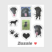 Monroe the Labrador Aufkleber (Blatt)