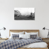 Monroe, WA - Downtown Street Scene Leinwanddruck (Insitu (Schlafzimmer))