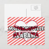 Monroeville, Alabama Postkarte (Vorne/Hinten)