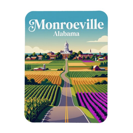 Monroeville USA Magnet (Vertikal)