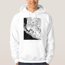 Monrovia Liberia City Map Hoodie