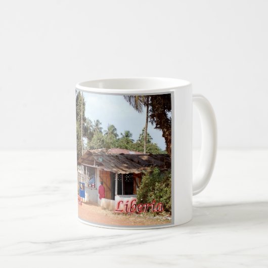 Monrovia - Liberia - Kaffeetasse (VorderseiteRechts)