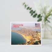 Monrovia - Liberia - Luftbild - Postkarte (Stehend Vorderseite)