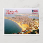 Monrovia - Liberia - Luftbild - Postkarte (Vorderseite)