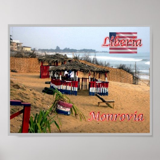 Monrovia - Liberia - Panorama - Poster (Vorne)