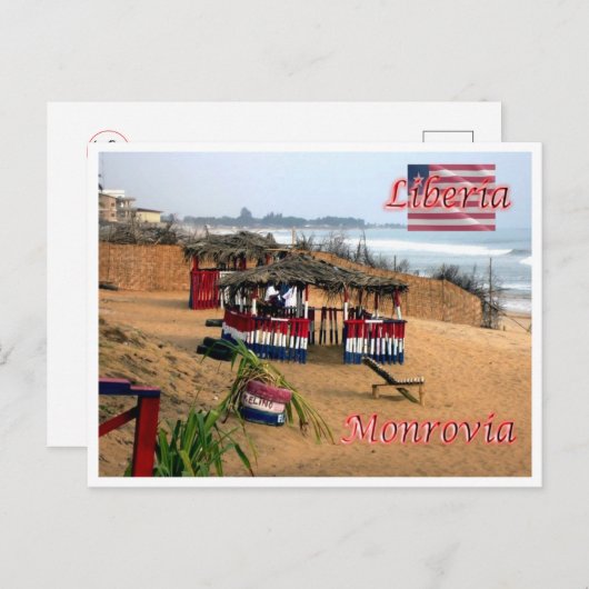 Monrovia - Liberia - Panorama - Postkarte (Vorne/Hinten)