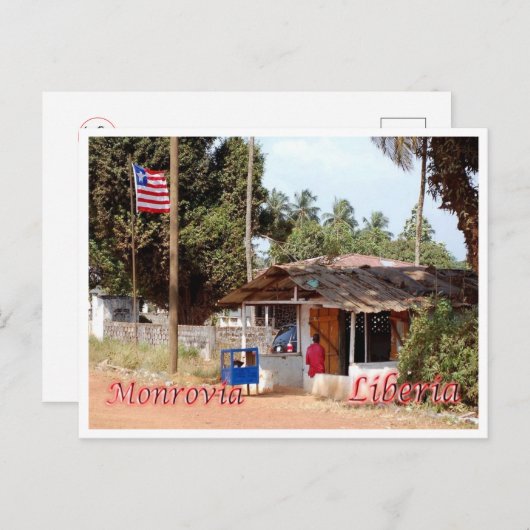 Monrovia - Liberia - Postkarte (Vorne/Hinten)