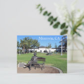 Monrovia Library Park Postcard! Postkarte (Stehend Vorderseite)