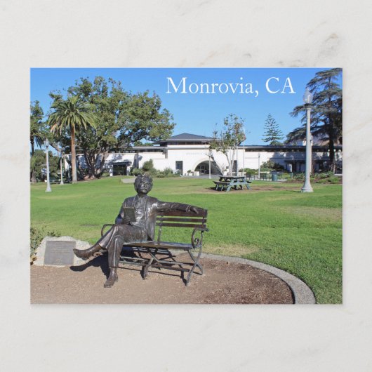 Monrovia Library Park Postcard! Postkarte (Vorderseite)