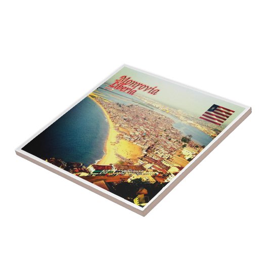 MONROVIA, Panorama, Liberia, Afrika, Fliese (Seite)