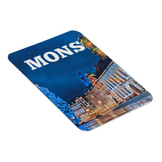 Mons Belgien Magnet (Rechte Seite)