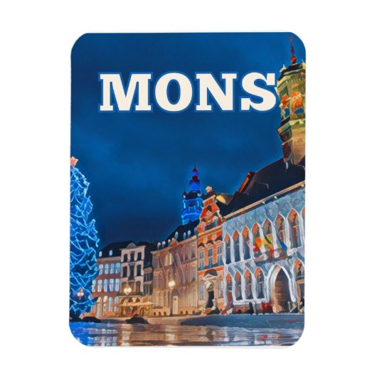 Mons Belgien Magnet (Vertikal)