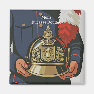 Mons Ducasse Doudou Festivität Magnet