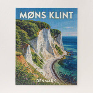 Mons Klint Dänemark Weiße Kreideklippen Puzzle