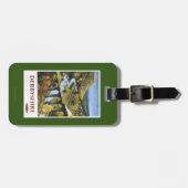 Monsal Tal, Zug und Viaduct British Rail Gepäckanhänger (Vorderseite horizontal)