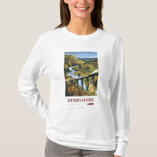 Monsal Tal, Zug und Viaduct British Rail T-Shirt